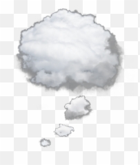 Thought Bubble Cloud - Sketch Emoji,Thought Cloud Emoji