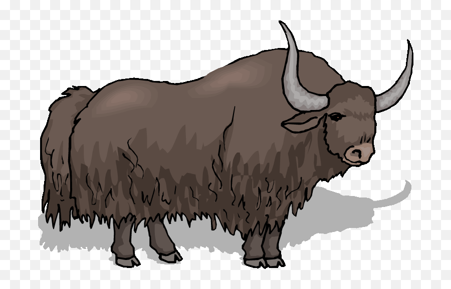 Free Buffalo Clipart 4 - Animasi Yak Emoji,Yak Emoji