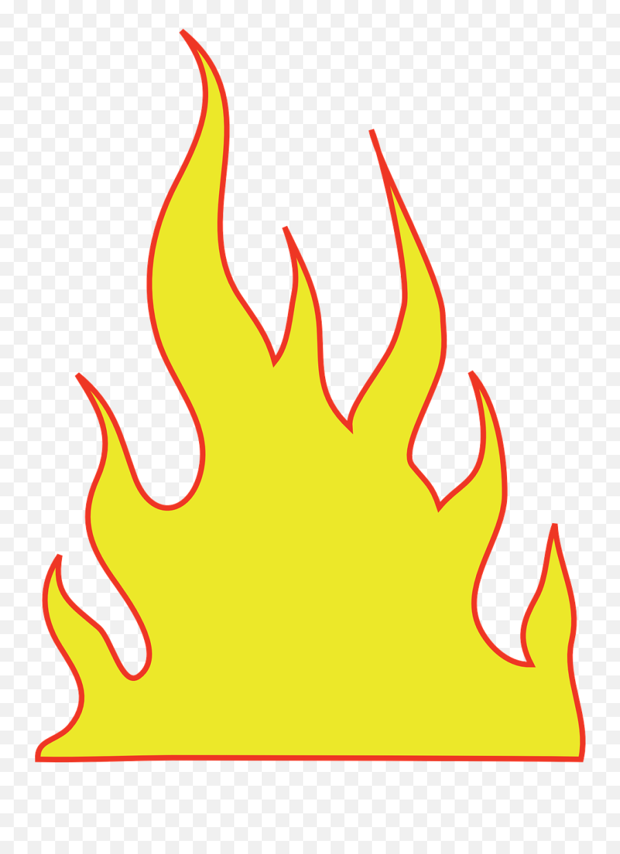 Flames Burning Heat Warm Blaze - Clipart Flames Emoji,How To Draw The Fire Emoji