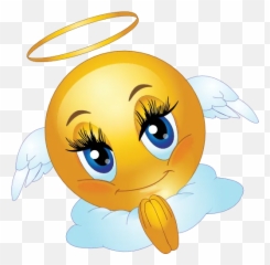 Me Myself - Angel Emoji,Goofy Emoji