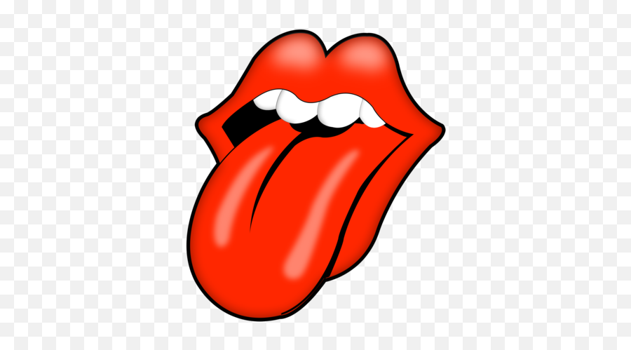 Tongue Clip Led Picture - Rolling Stones Logo Png Emoji,Rolling Stones Emoji