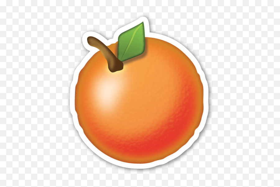 This Sticker Is The Large 2 Inch Version That Sells For - Orange Emoji Sticker,Melon Emoji