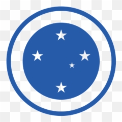 Cruzeiro Football Brazilian - Circle Emoji