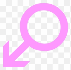 Negative Male Symbol - Pink Png Emoji