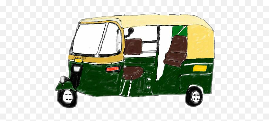 Auto Rickshaw - Rickshaw Emoji,Rickshaw Emoji