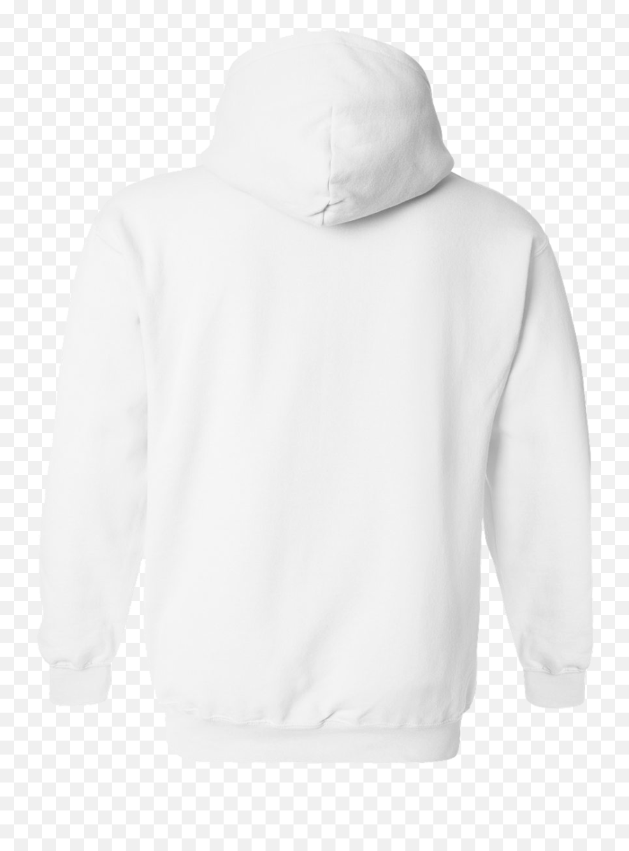 Gildan Heavy Adult Hooded - White Hoodie Back Png Emoji,Black Emoji Sweater