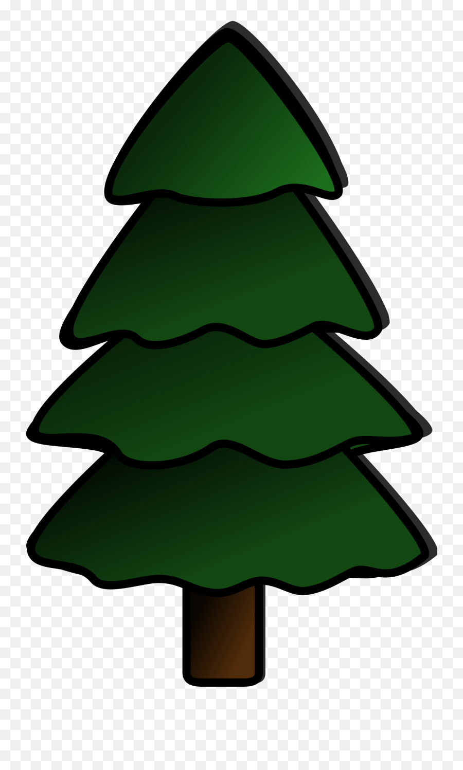 Clipart Trees Evergreen Clipart Trees - Cartoon Images Of Pine Trees Emoji,Pine Tree Emoji