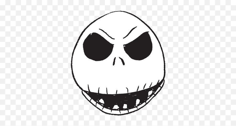 Nightmare Before Christmas Sticker Book Disney Lol - Jack Skellington Open Mouth Emoji,Missing Tooth Emoji