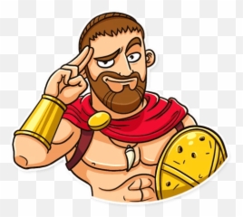 This Is Sparta U201d Stickers Set For Telegram - Sticker Sparta Emoji,Spartan Emoji