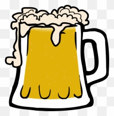 Free Icons Png Design Of Frothy Beer - Clipart Emoji