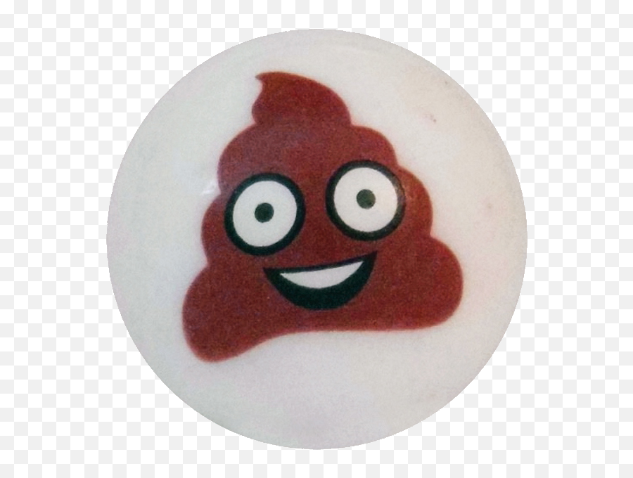 Smiling Poop Moody Marble - Cartoon Emoji,Red Hair Emoji