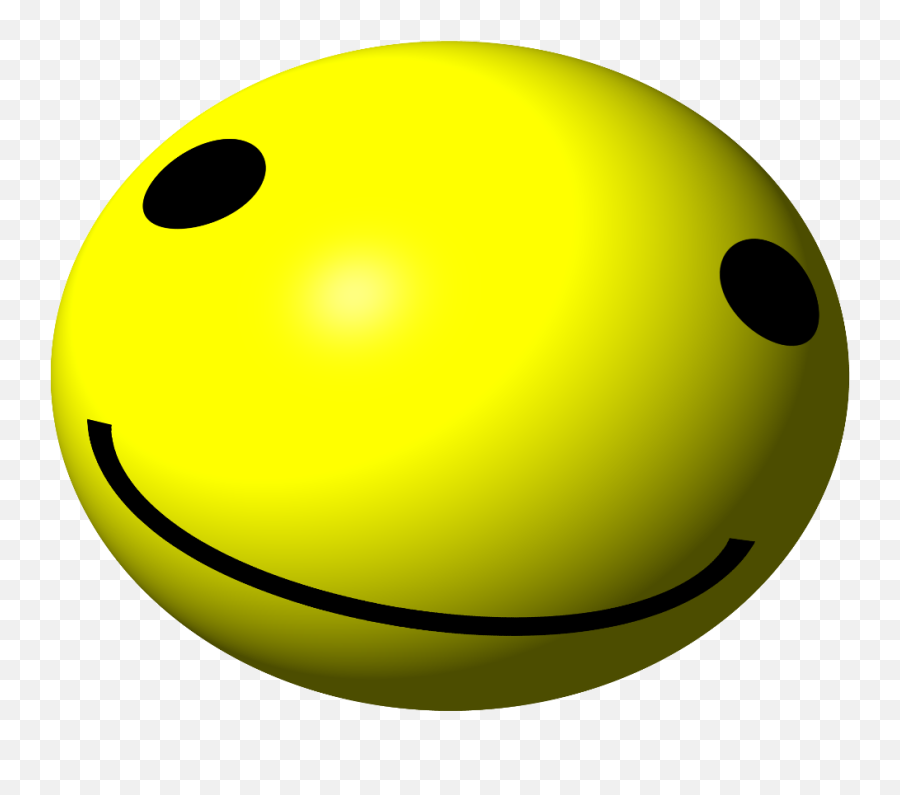 Smiling Yellow Sphere Clipart Free Image - Smiley Emoji,Ball Emoticon