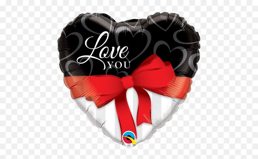 I Love You Red Rose Foil Balloon - Qualatex Balloons Heart Foil Emoji,Red Balloon Emoji