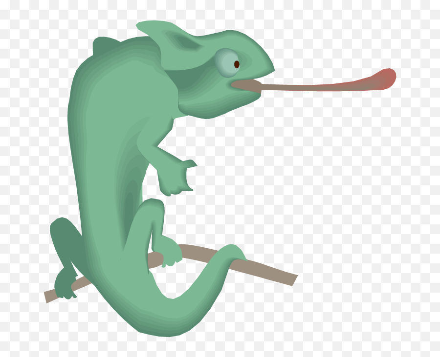 Free Lizard Clipart - Clipart Lizard Tongue Emoji,Chameleon Emoji