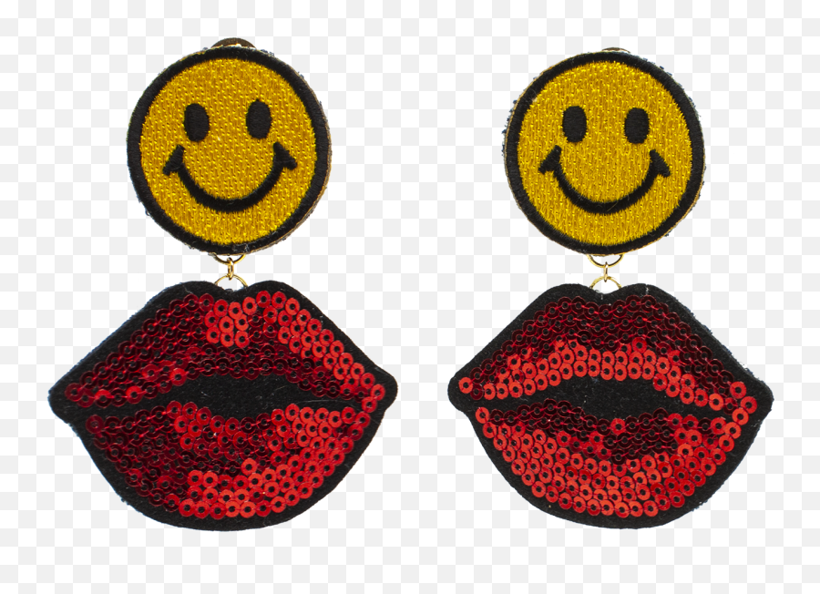 Smile Earrings U2013 Missback Site Officiel Missback L - Happy Emoji,L Emoticon