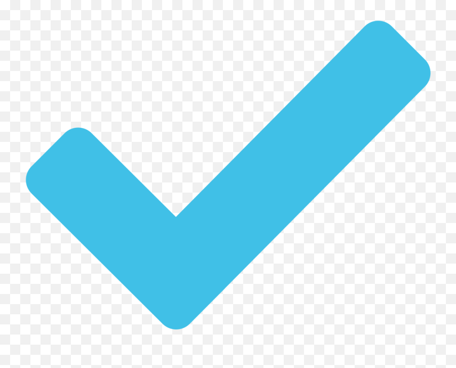 Emoji U2714 - Blue Check Svg,Green Checkmark Emoji
