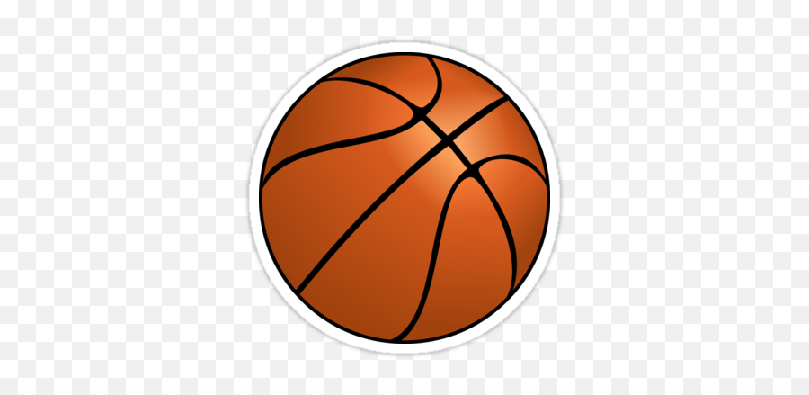 Basketball Sticker - Transparent Background Basketball Png Emoji,Emoji Basketball