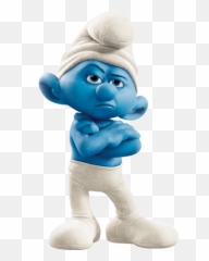 Grouchy Smurf Icon - Grouchy Smurf Emoji,Smurf Emoji
