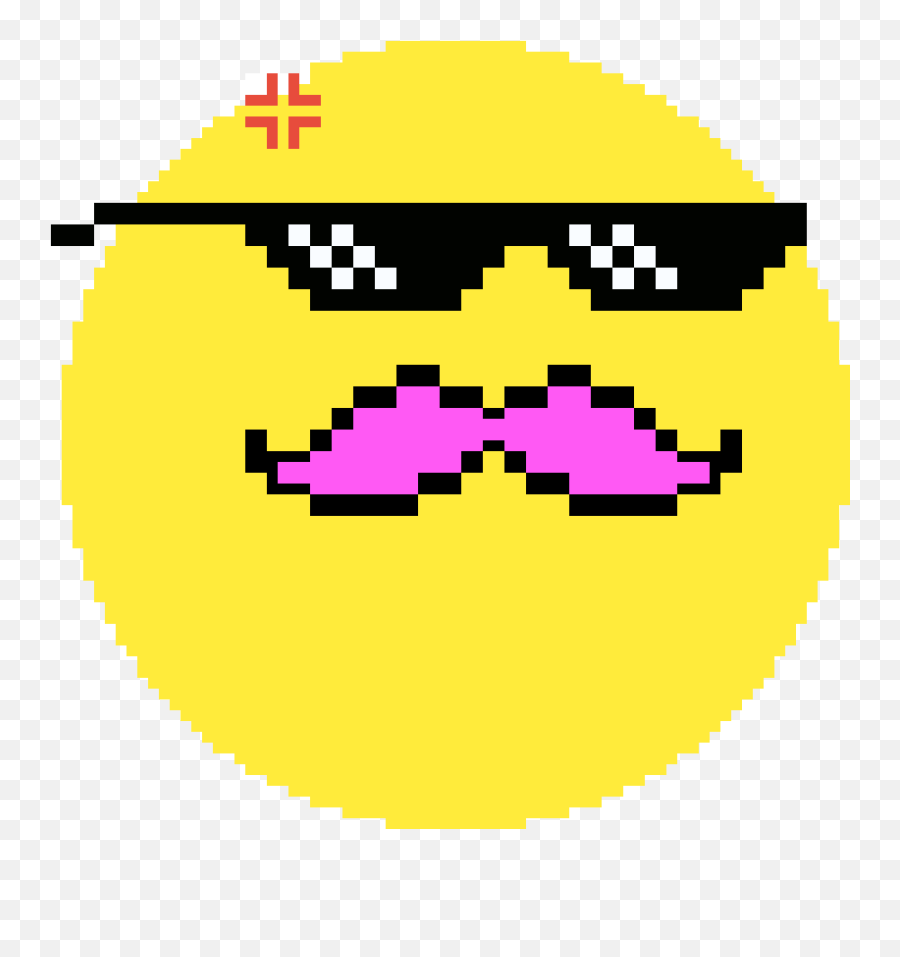 Pixilart - Thug Life Sunglasses Transparent Emoji,Dank Meme Emoji