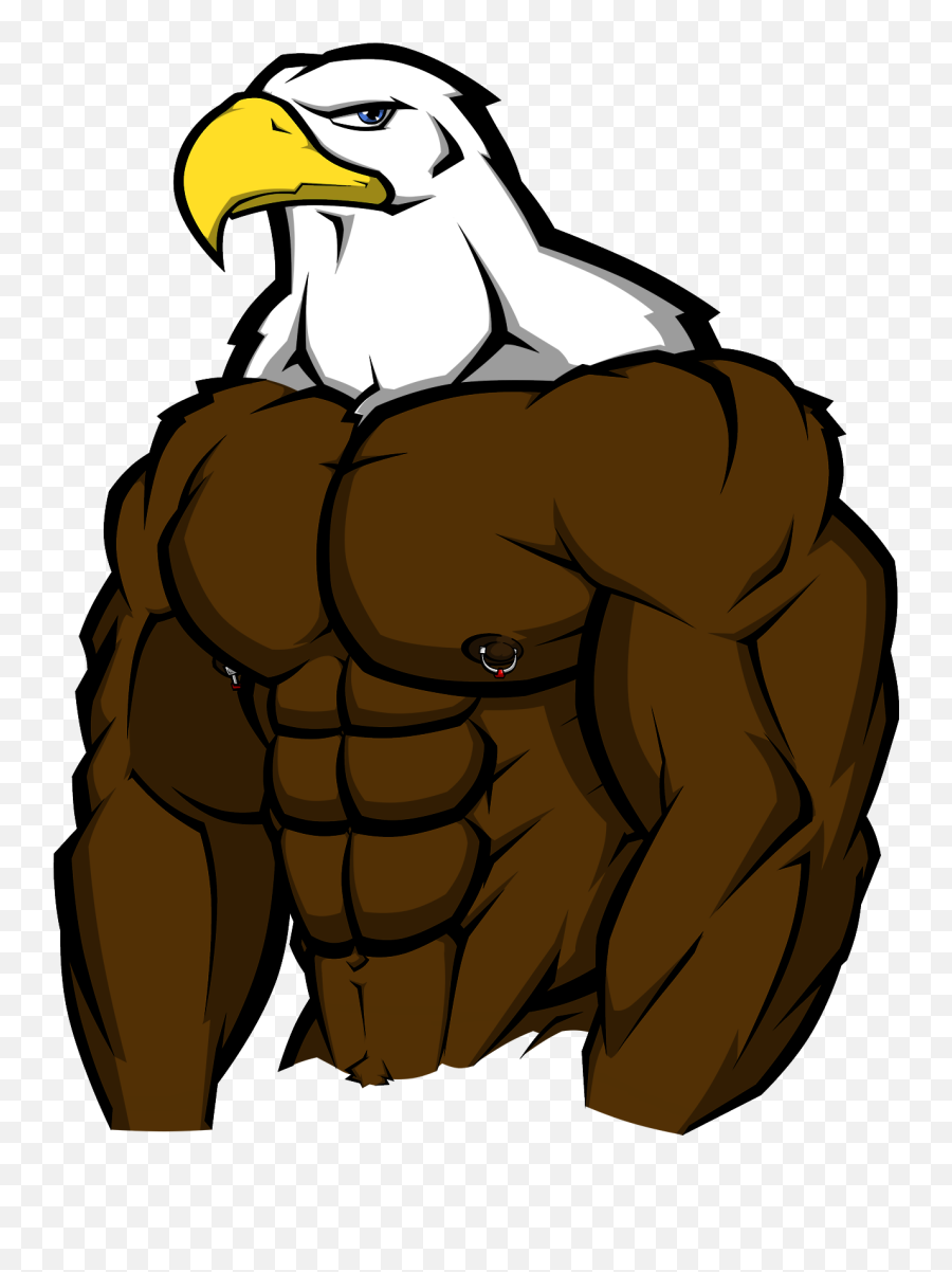 Muscle Bird Of Prey - Muscle Eagle Emoji,Bald Eagle Emoji