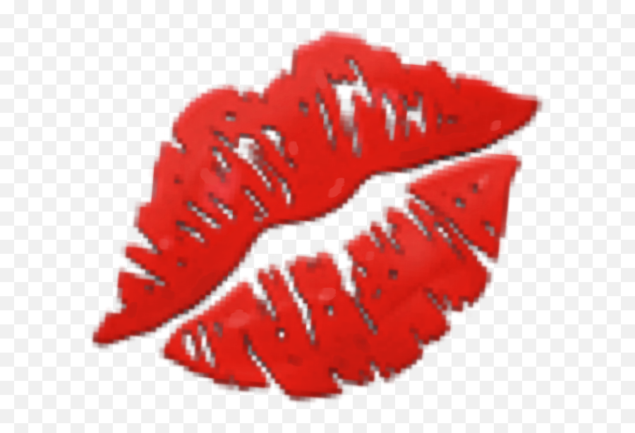 Kiss Emoji Emojisstickers Red Lips - Kiss Emoji Png,Kissemoji
