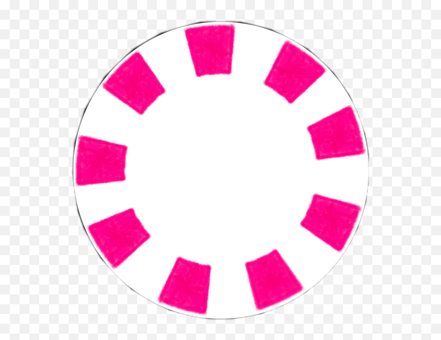 Poker Chip Poker Candycane Redandwhite - Circle Emoji,Poker Chip Emoji