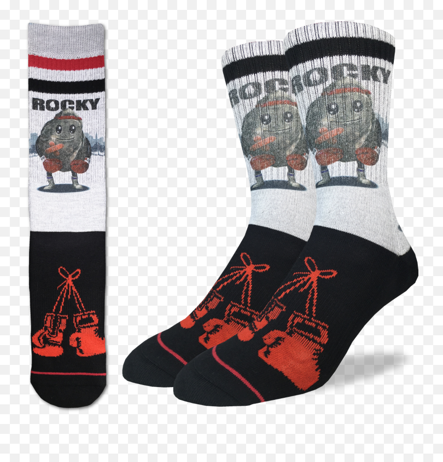 Sock Clipart Mens Socks Sock Mens - Rocky Socks Emoji,Black Emoji Socks