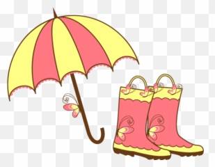 Clip Umbrellas Rain Transparent Png - April Clipart Emoji