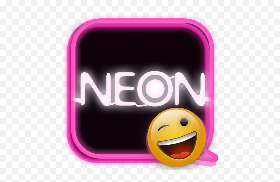 Gosms Neon Hot Pink Theme - Smiley Emoji,Go Sms Emoticon