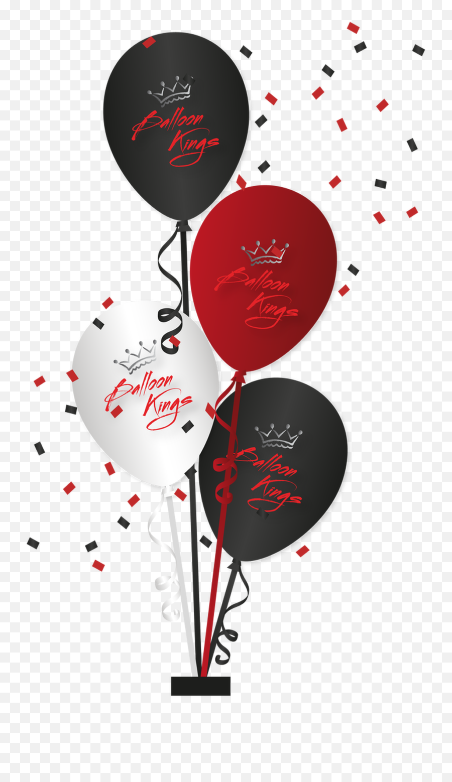 Centerpiece Of 4 Balloons - 2 Piece Balloon Centerpiece Emoji,Red Balloon Emoji