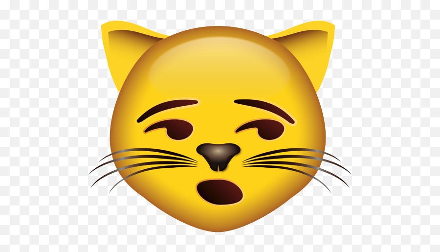 Emoji - Speak No Evil Cat Emoji,Unamused Emoji
