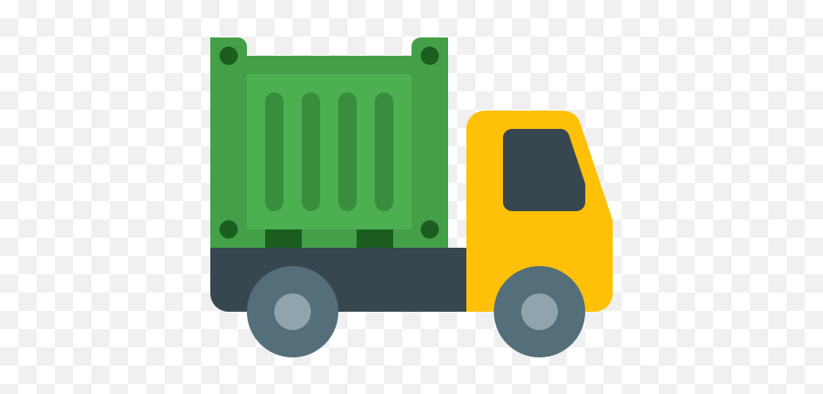 Container Truck Icon - Free Download Png And Vector Truck Icon Png Color Emoji,Monster Truck Emoji