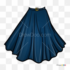 How To Draw Skirt Clothes - Miniskirt Emoji