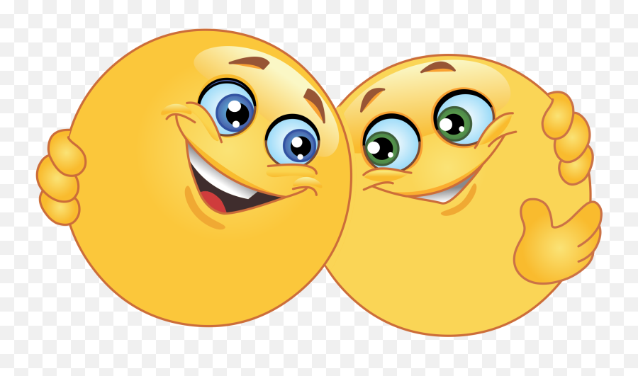 Hugging Friends Emoji Decal - Hugging Emoji,Hugging Emoji