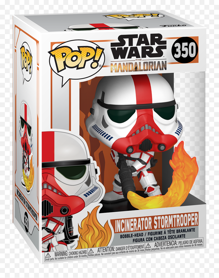 Funko Pop Star Wars The Mandalorian - Incinerator Stormtrooper Incinerator Trooper Funko Pop Emoji,Pancake Emoji Iphone