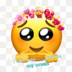 Crush I Like You - Sad Heart Broken Emoji,I Like Emoji