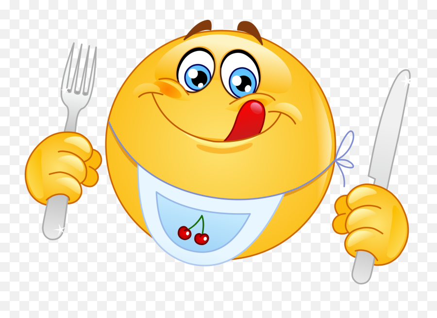 Knife And Fork Emoji Decal - Hungry Emoticon,Knife Emoji