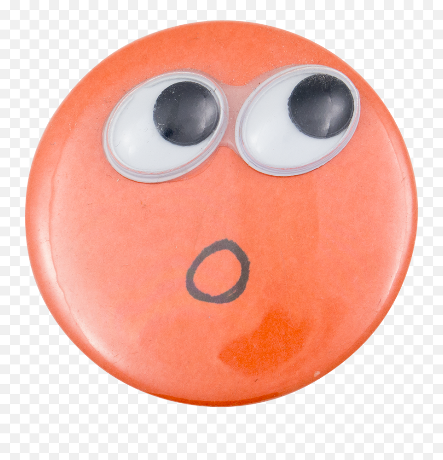 Googley Eyes Face Busy Beaver Button Museum - Happy Emoji,Eyeball Emoji