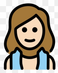 Light Skin Tone Emoji - No Clipart