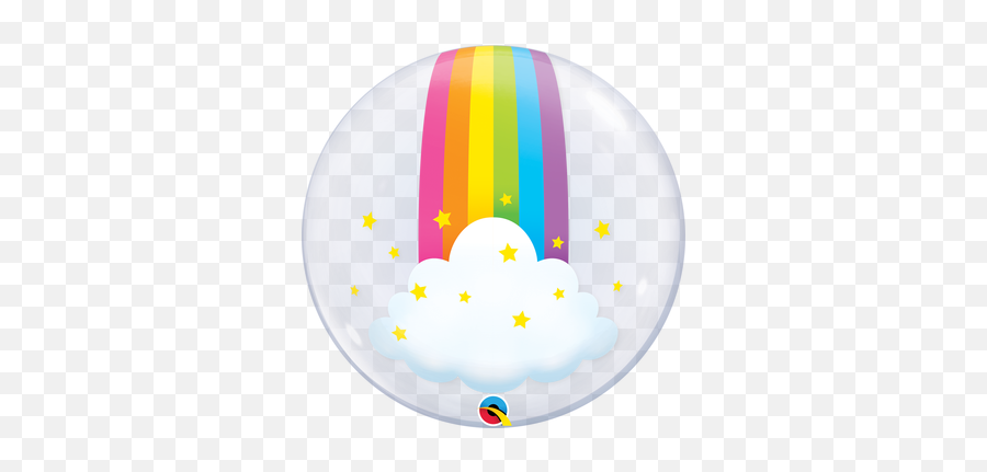 45q Food Ice Cream Cone Rainbow Swirl 1 Count - Havinu0027 A Qualatex Rainbow Bubble Balloon Emoji,Blue Swirl Emoji