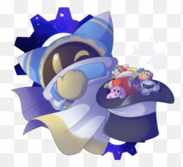 Welcome To The Eternity Void General - Meta Knight Vs Magolor Emoji,Kirby Thinking Emoji