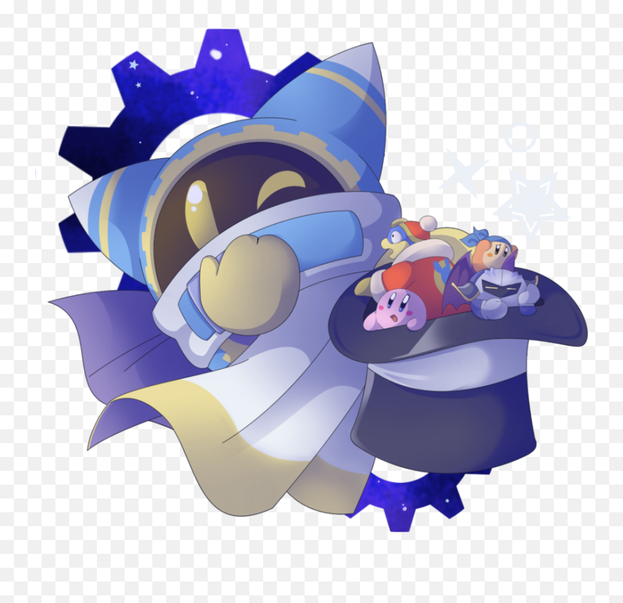 Welcome To The Eternity Void General - Meta Knight Vs Magolor Emoji,Kirby Thinking Emoji