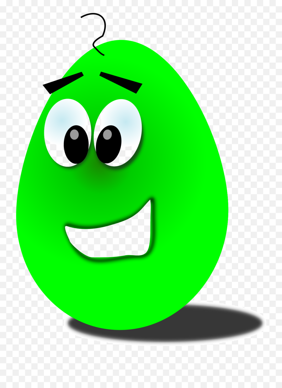 Green Comic Egg Svg Vector Green Comic Egg Clip Art - Svg Happy Emoji,Egg Emoticon