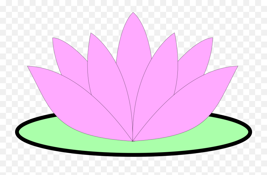 Pink Lotus Flower Clipart - Language Emoji,Lotus Flower Emoji - free ...