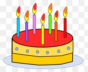 Cake Birthday Candles - Birthday Cake Clip Art Free Emoji,Facebook Cake Emoji