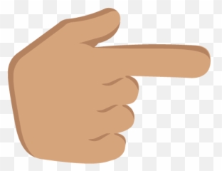 Right Pointing Backhand Index Medium Skin Tone Emoji - Emoji Mão Apontando,Hand Pointing Emoji
