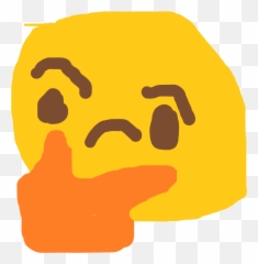 Autistic Thinking Emoji Transparent