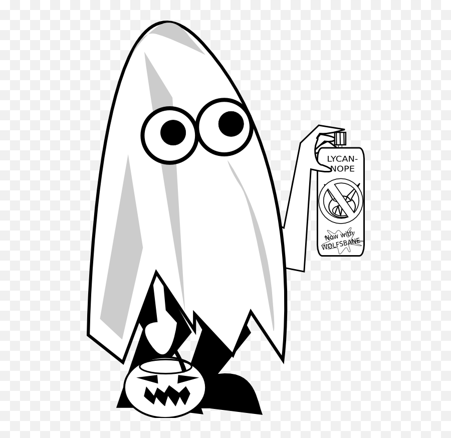 Ghost Clipart Trick Or Treat Ghost - Halloween Images Black And White Emoji,Ghost Emoji Pumpkin