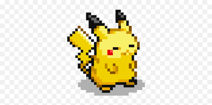 Pikachu - 8 Bit Png Gif Emoji,Pikachu Emoticon