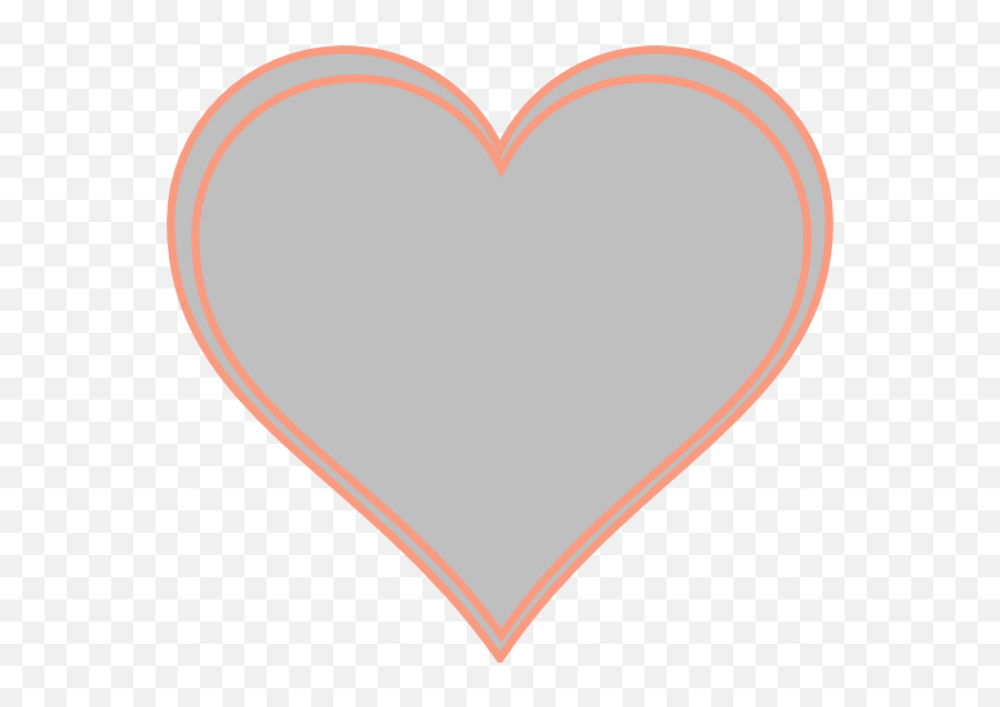 Free Stock Double Heart Png Files - Grey And Orange Heart Emoji,Grey Heart Emoji